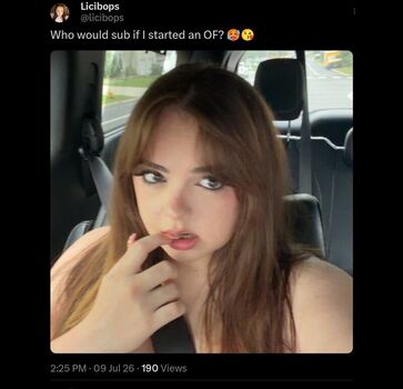 Full leaked Licibops private onlyfans photo